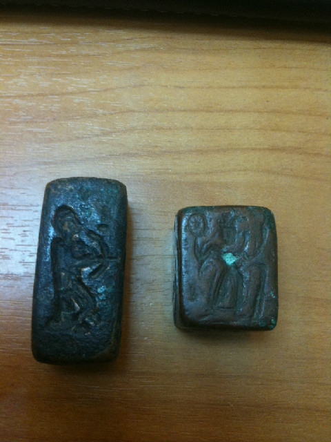 stamp of Greek art