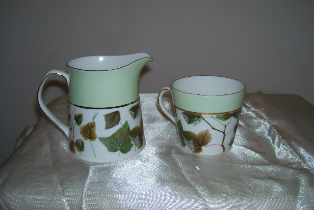 cups and milk jug