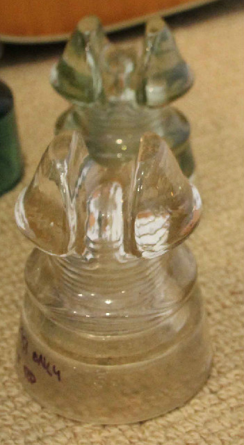 2 AGM CD 590 glass insulators