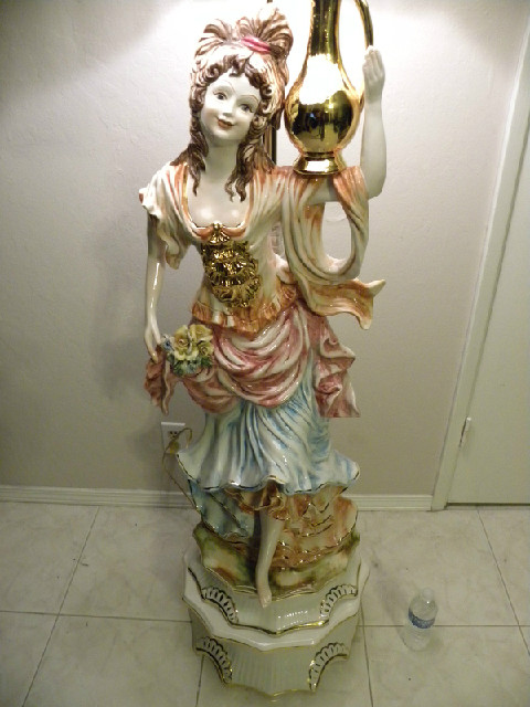 Awesome Capodimonte Floor Lamp Mint