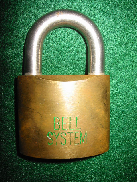 Bell System Logo Padlock