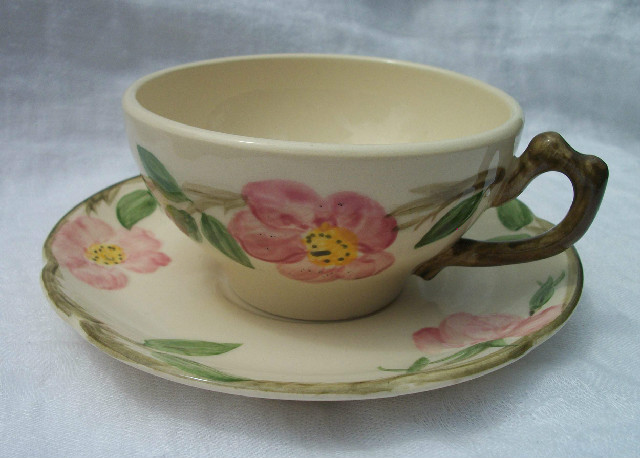 Franciscan Desert Rose Cup & Saucer-Excellent Condition!