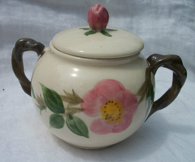 Franciscan Desert Rose Sugar Bowl with Cover