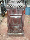 charter oak #16 cast iron enamal wood stove