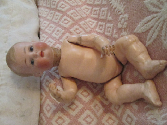 Kestner 10 1/2 Doll Bisque Head Composition Body - Early 1900 Kestner 10 1/2 Doll Bisque Head Composition Body - Early 1900