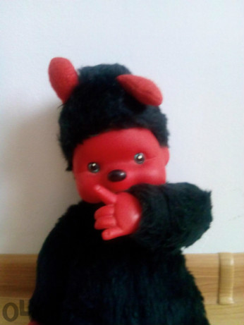Vintage MONCHICHI DEVIL Tiemi From DDR,Thumb sucking,Extremely R Vintage MONCHICHI DEVIL Tiemi From DDR,Thumb sucking,Extremely R