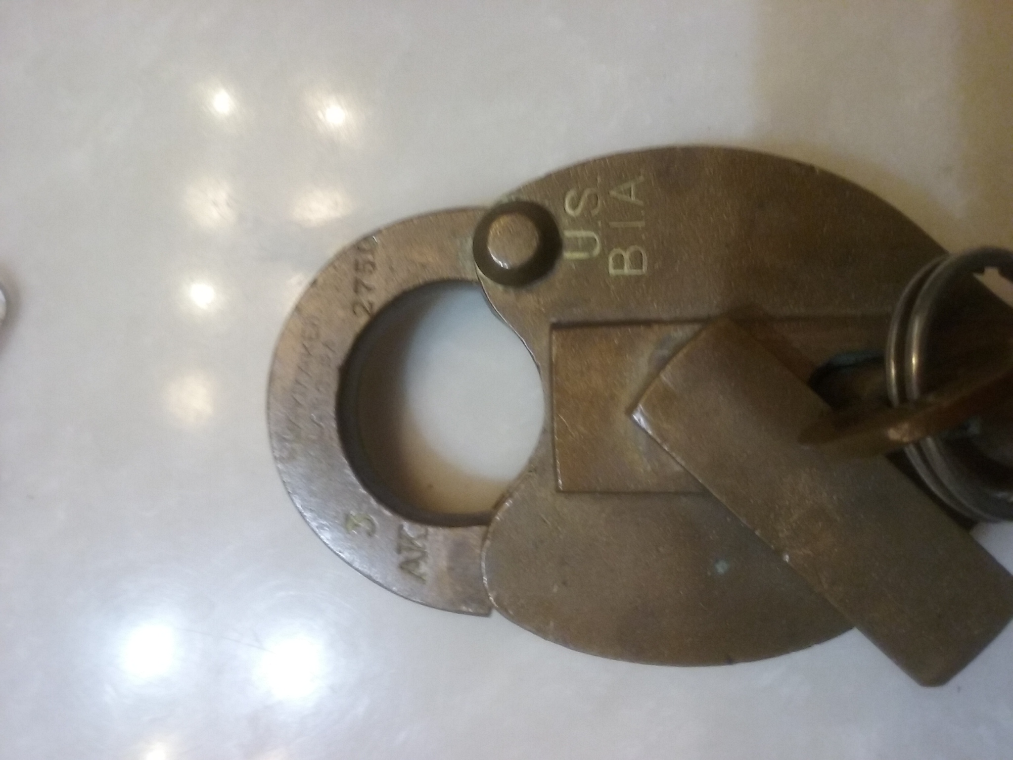 Slaymaker padlock with key Slaymaker padlock with key