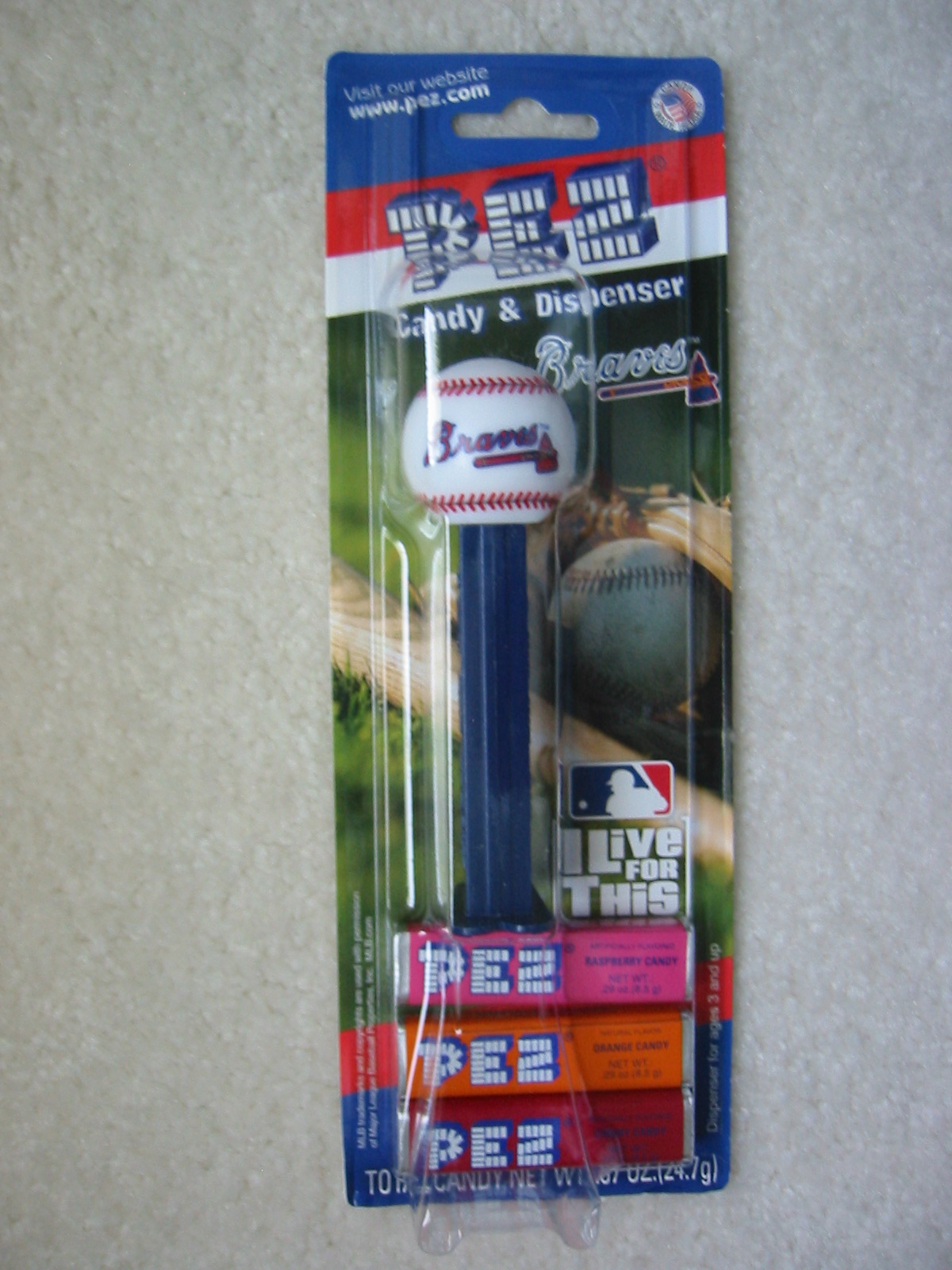 Pez Baseball - Atlanta Braves
