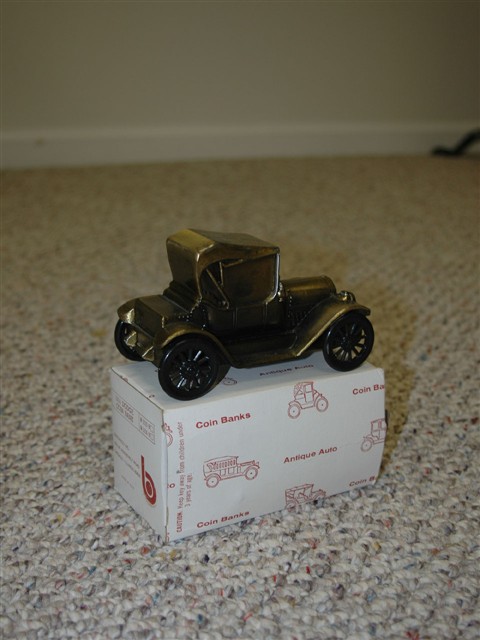 1915 Chevrolet Die Cast Coin Bank