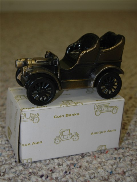 1906 Oldsmobile Die Cast Tin Bank