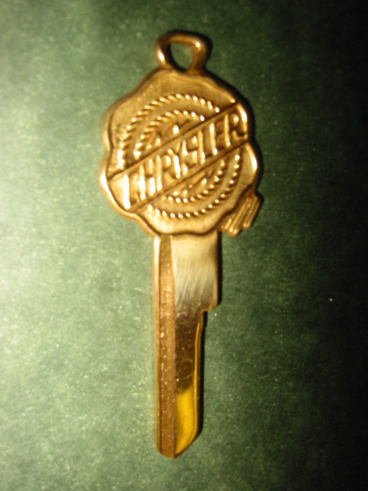 Chrysler Gold Logo Crest Key