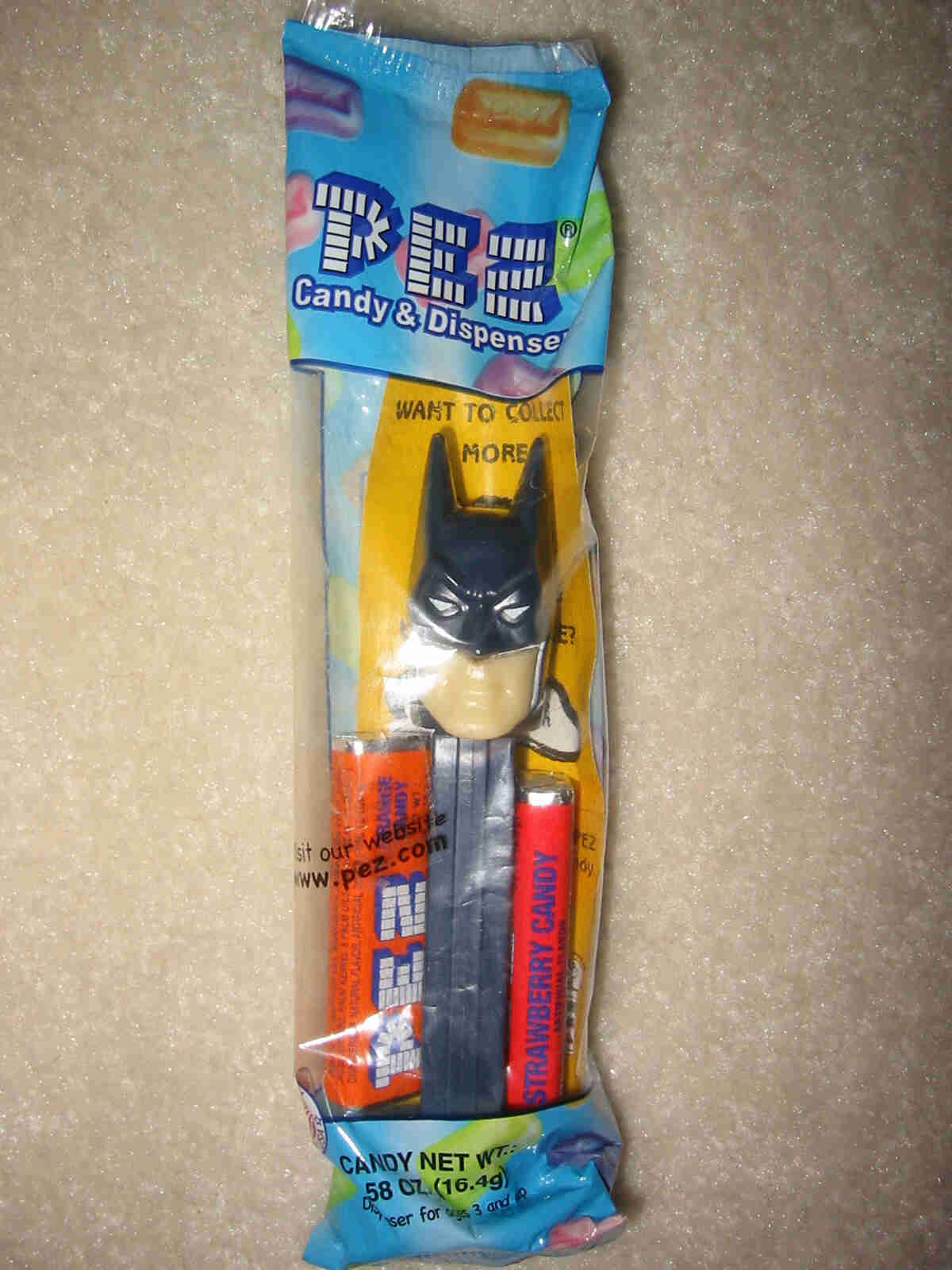 Batman (Dark Prince) Pez - Ivory Colored Face (MIB)
