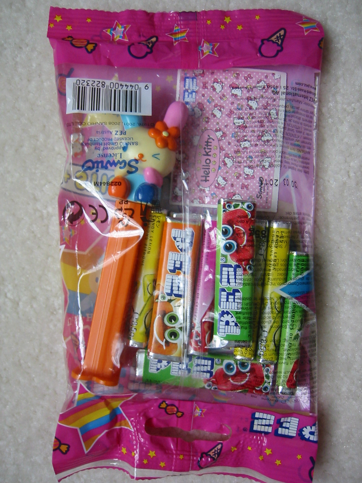 Hello Kitty Pez - Orange Bunny, Euro Bag