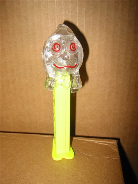 Halloween Crystal Ghost Pez - Slimy Sid