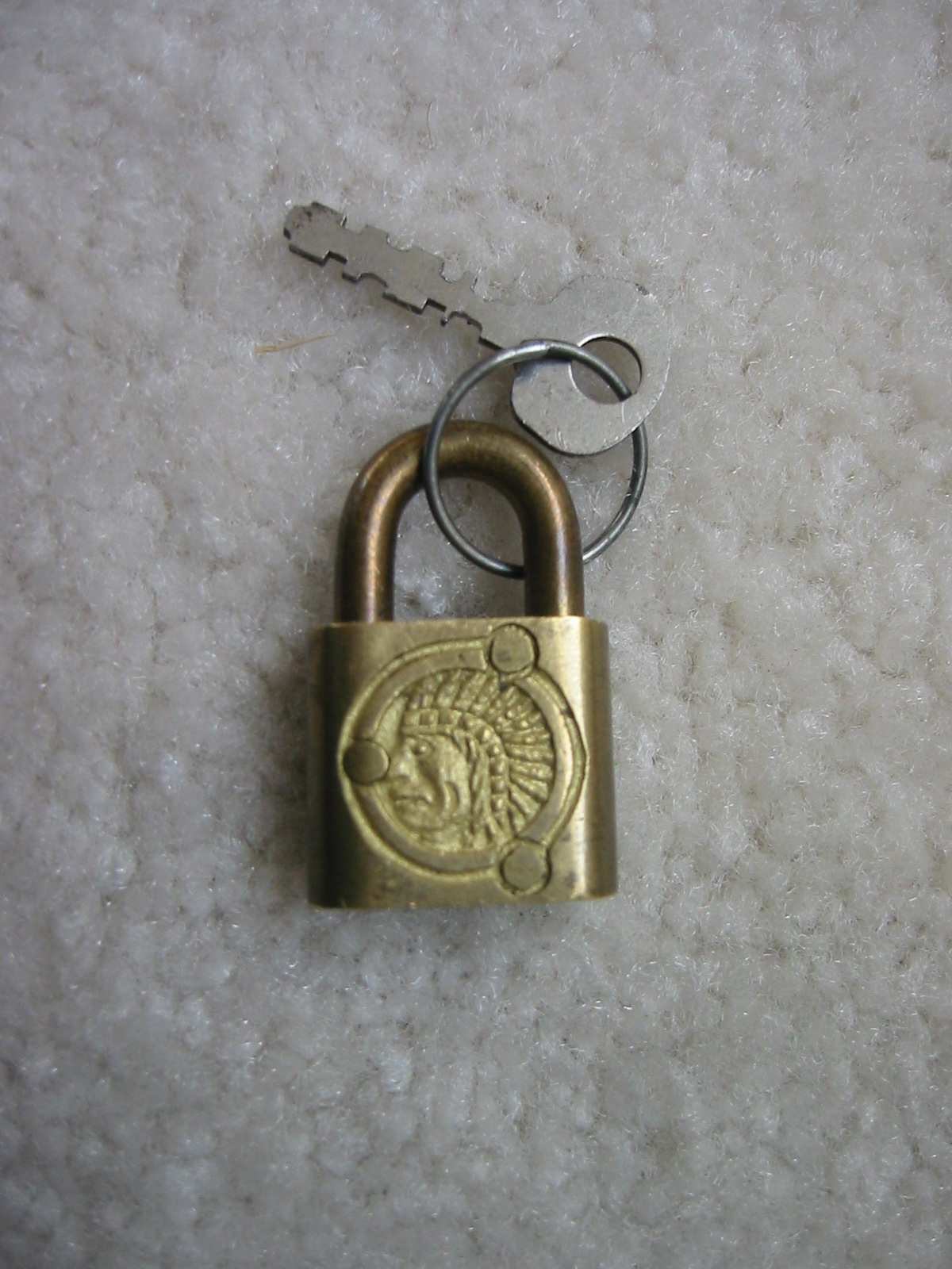Miniature Indian Head Padlock