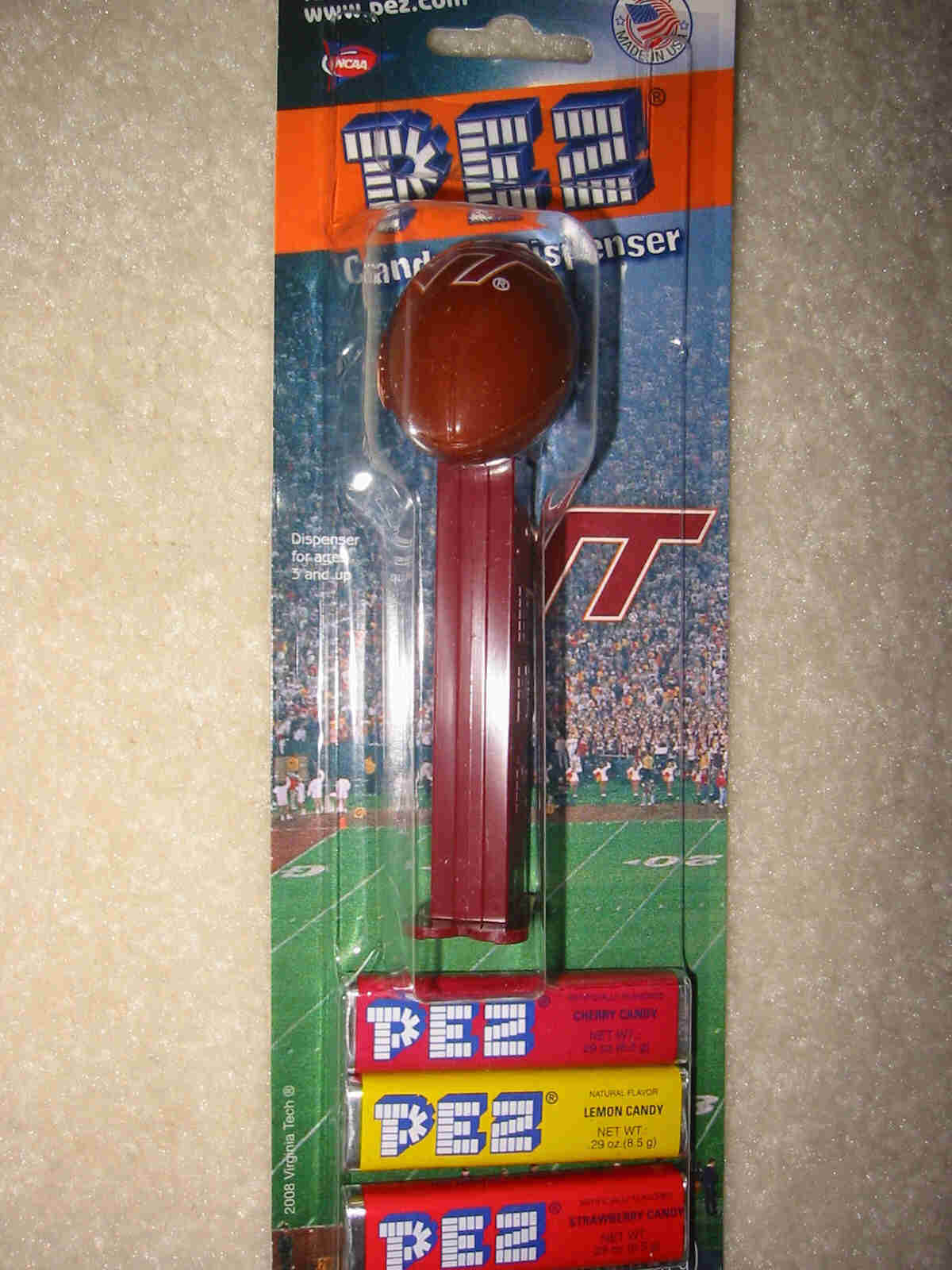College Football Pez - Viginia Tech (MOC)