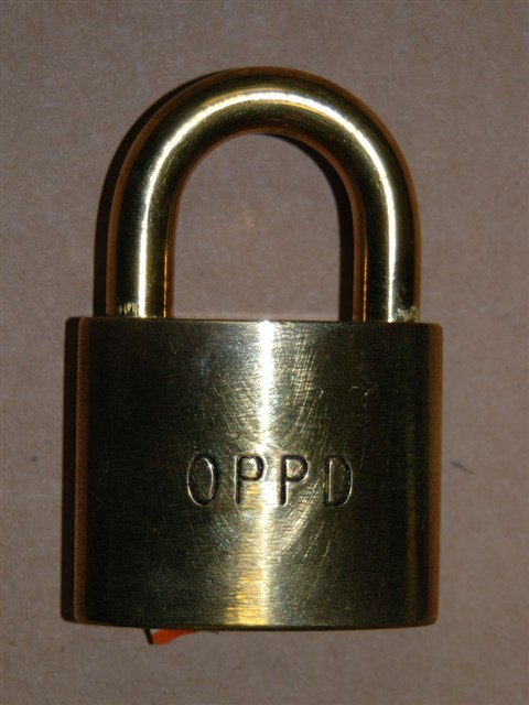 OPPD Logo Padlock
