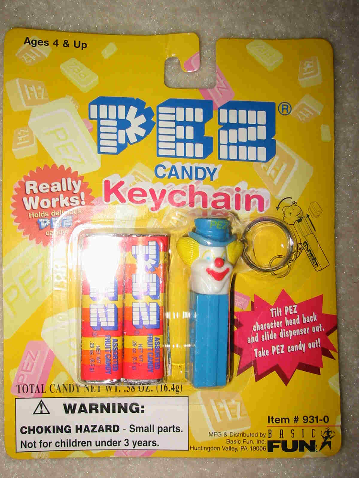 Pez Key Chain - Peter Pez