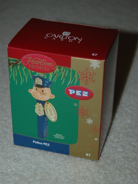 PEZ Policeman Ornament