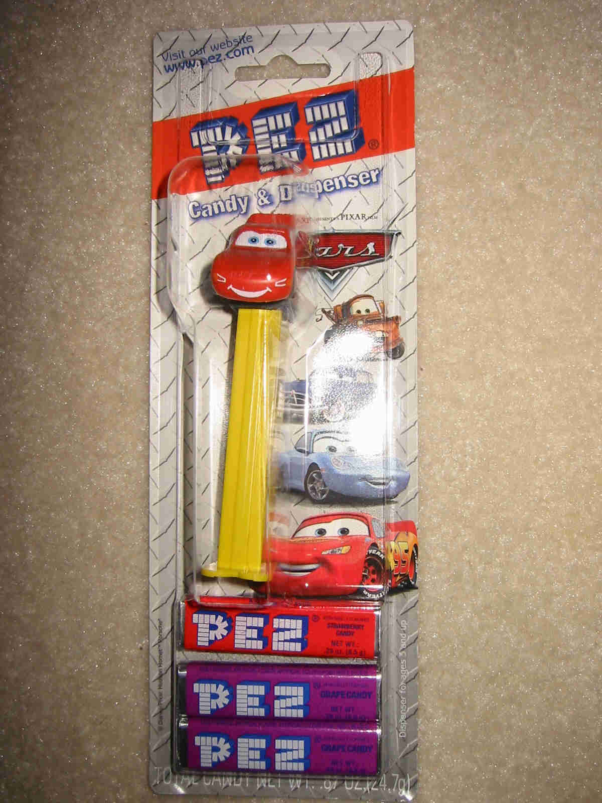 Disney Pixar Cars Pez - Lightning McQueen