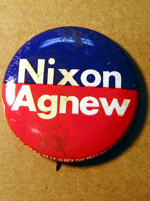 Political Pin -- Nixon Agnew Political Pin -- Nixon Agnew