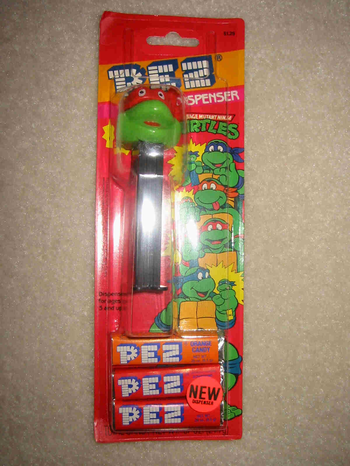 TMNT Pez - Raphael Smiling (Red MOC)