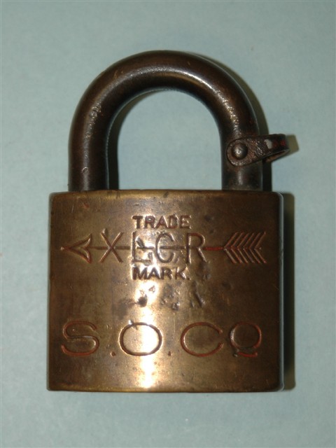 Standard Oil Company Logo Padlock