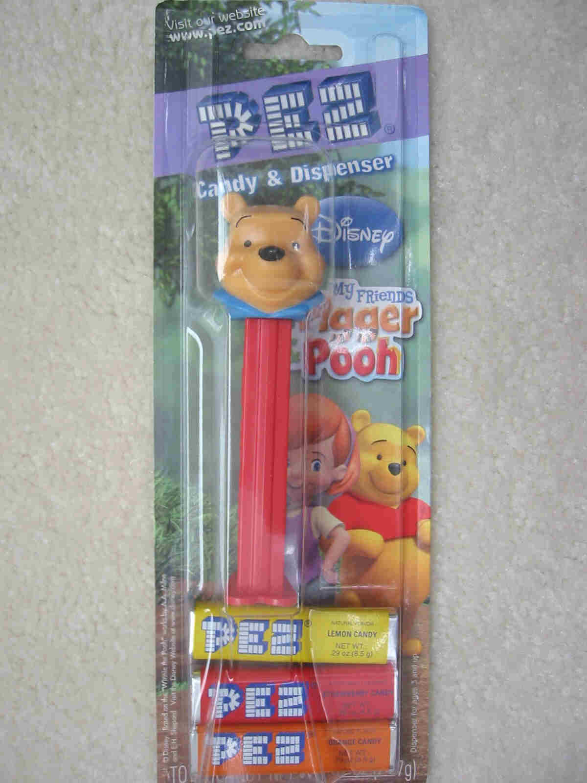 Winnie the Pooh Pez - 2008 Pooh (MOC)