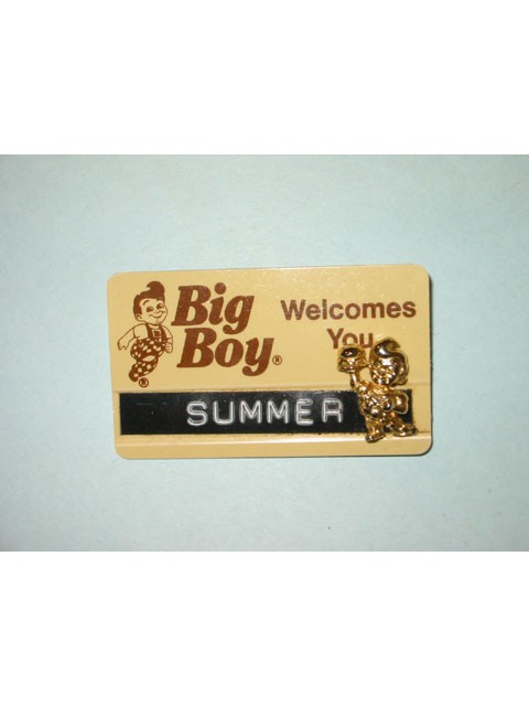 Big Boy Employee Badge with Pin