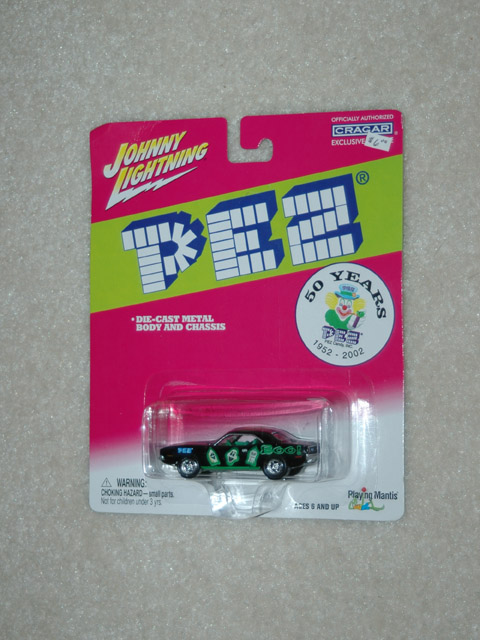 Pez Johnny Lightning Halloween Cuda Car