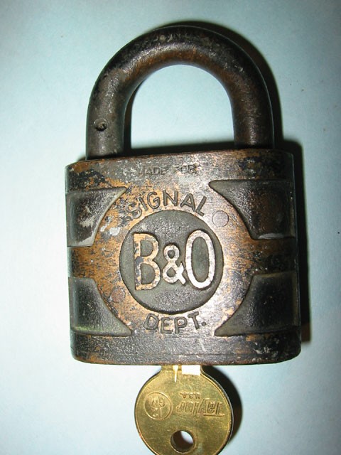 B & O Railroad Padlock