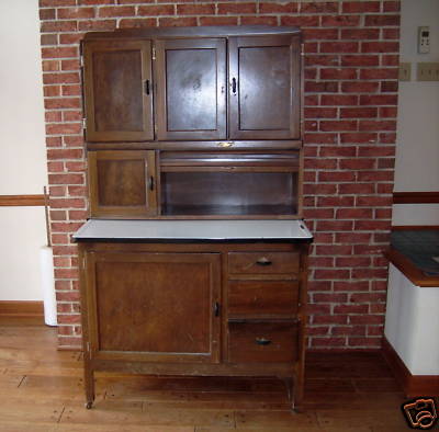 Old Marsh High Point North Carolina Hoosier Cabinet Antique