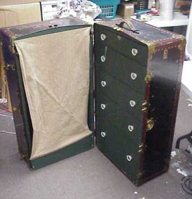 Vintage Antique Neverbreak Steamer Wardrobe Trunk Antique Price