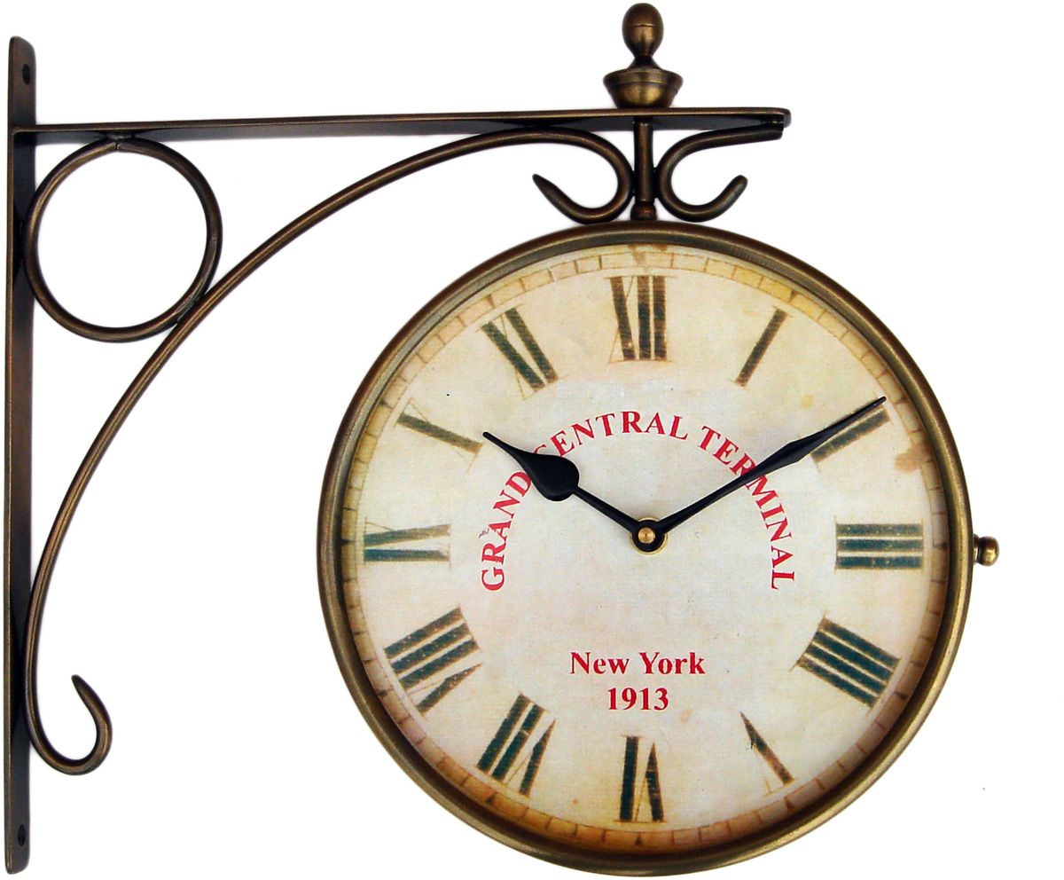 antique train clocks