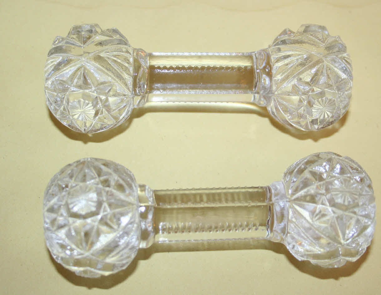 Pr. Vintage Antique Crystal Knife Rests -- Antique Price ...