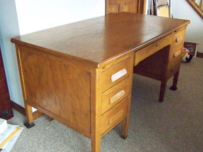 Antique Desk Uniroyal Imperial Company Indiana Antique Price