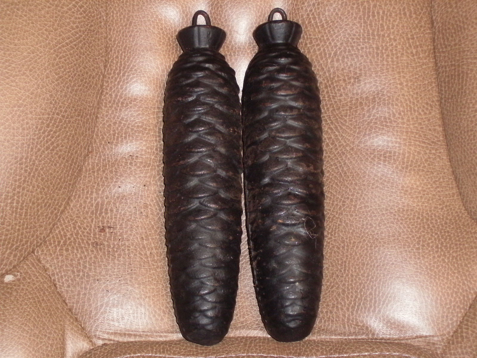 Pair of Large Antique Cuckoo Clock Weights Antique Price Guide