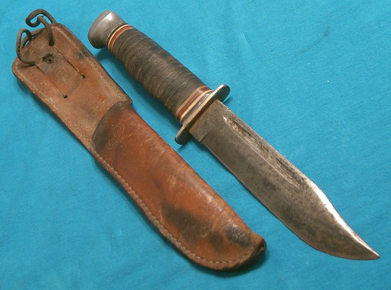 ka-bar vintage kitchen knife