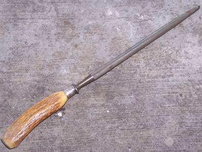 Antique Vtg Remington Butcher Knife Sharpening Steel -- Antique Price ...