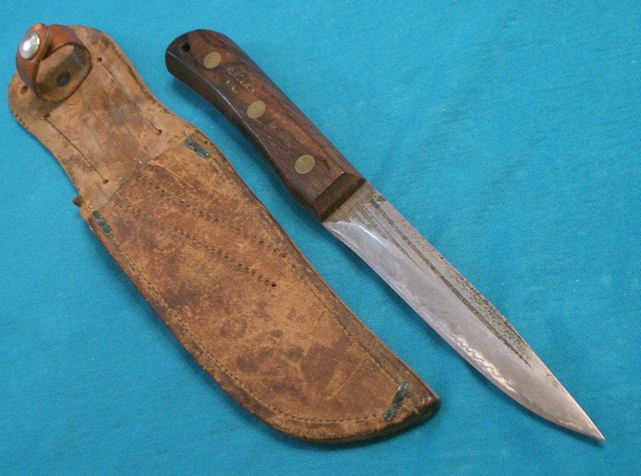 Vintage Hunting Knife Herter's INC. Improved Bowie For Sale