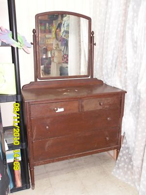 Simmons Norman Bel Geddes Art Deco Metal Dresser Antique