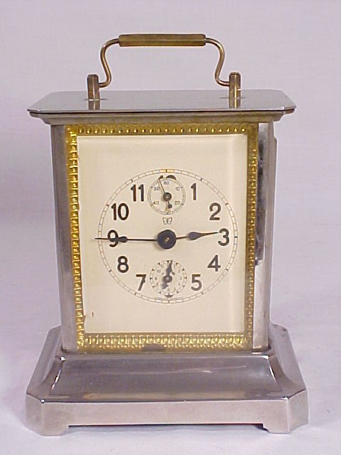 Antique Junghans Joker Al Carriage Alarm Clock