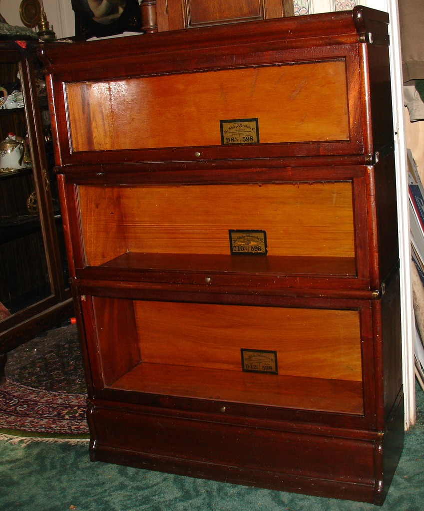 Antique Stacking Bookcase Barrister Lawyer Globe Wernk Antique