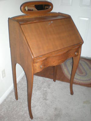 Antique Oak Secretary Desk Early 1900 S 34 Tall Antique Price