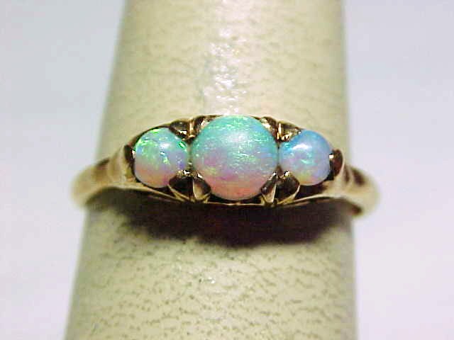 Great Victorian Antique 10k Opal Ring NR -- Antique Price Guide Details ...