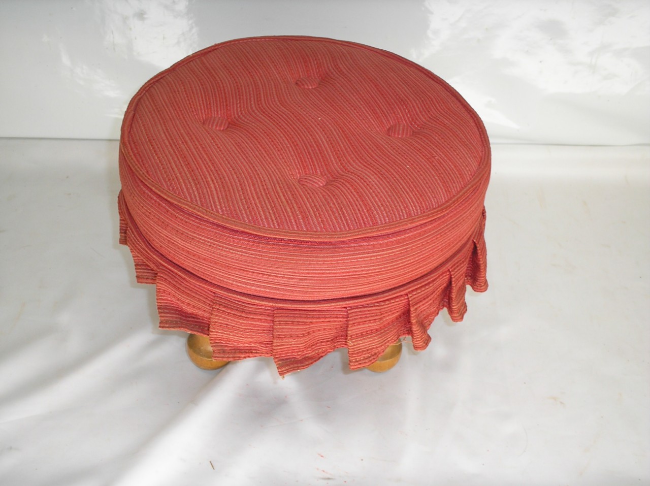 Antique AARON BROS 4Leg Foot stool Ottoman Furniture Antique Price