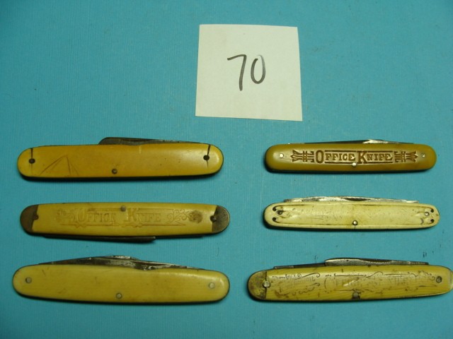 ANTIQUE LOT 6 LF C WOSTENHOLM POCKET OFFICE PEN KNIVES Antique Price ANTIQUE LOT 6 LF C WOSTENHOLM POCKET OFFICE PEN KNIVES Antique Price