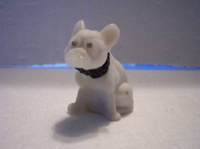 glass bulldog figurine