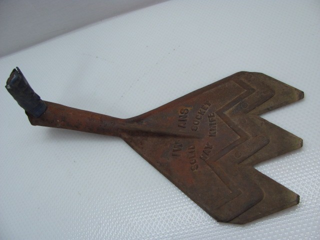 IWANS Solid Socket Hay Knife - antiques - by owner - collectibles