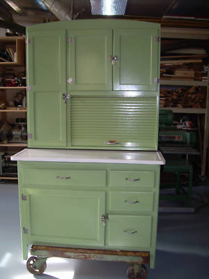 Hoosier Cabinet Made By Boone Red In Excel Cond Antique Hoosier Cabinet Made By Boone Red In Excel Cond